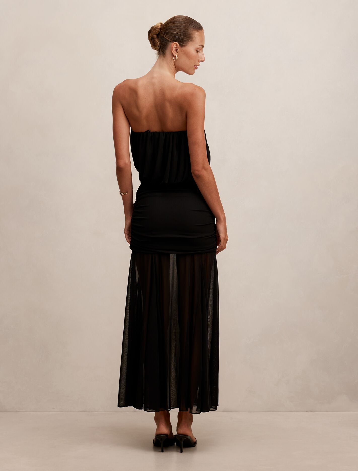 Lyra Bandeau Draped Maxi Dress