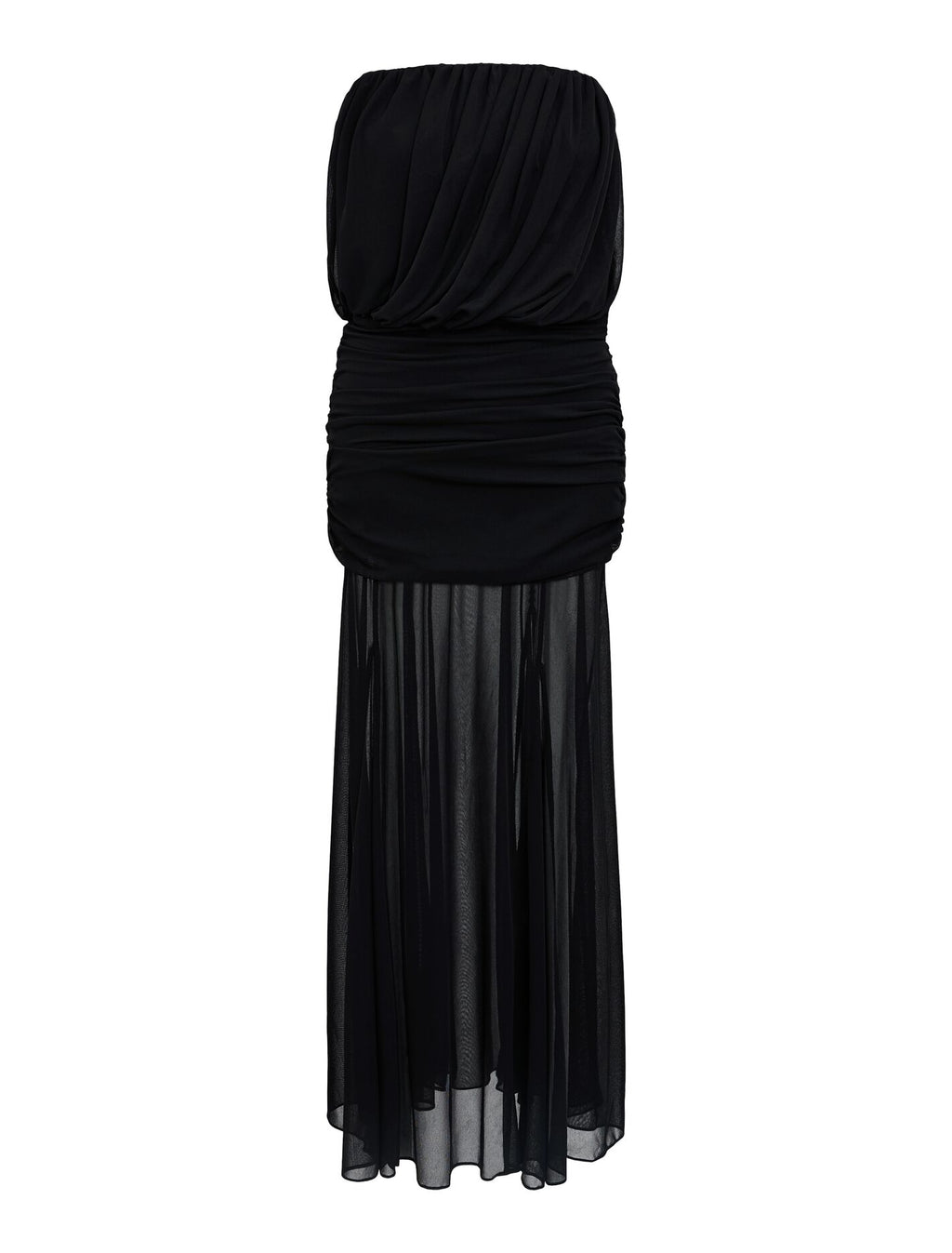 Lyra Bandeau Draped Maxi Dress
