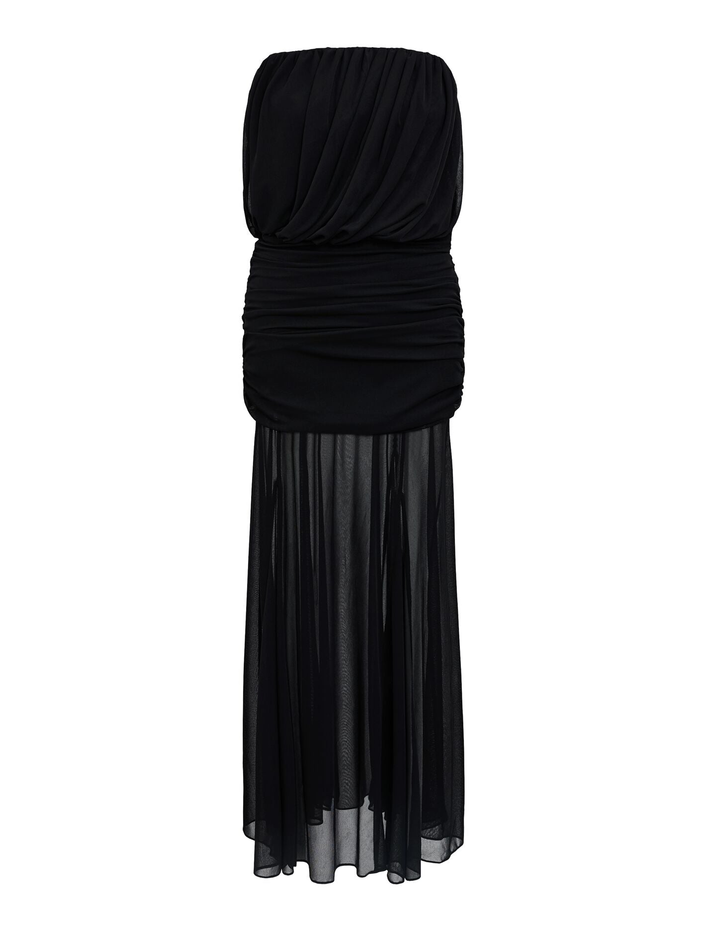 Lyra Bandeau Draped Maxi Dress
