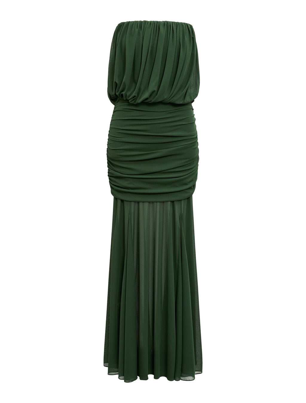 Lyra Bandeau Draped Maxi Dress