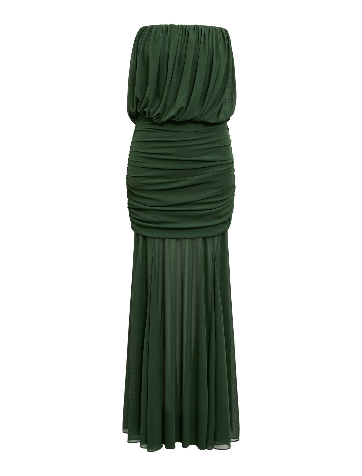 Lyra Bandeau Draped Maxi Dress