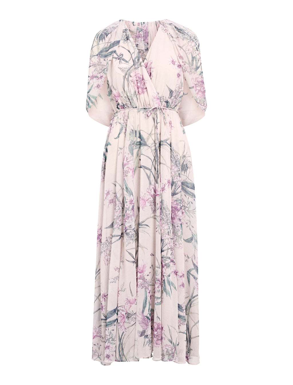 Jodie Gathered Cape Maxi