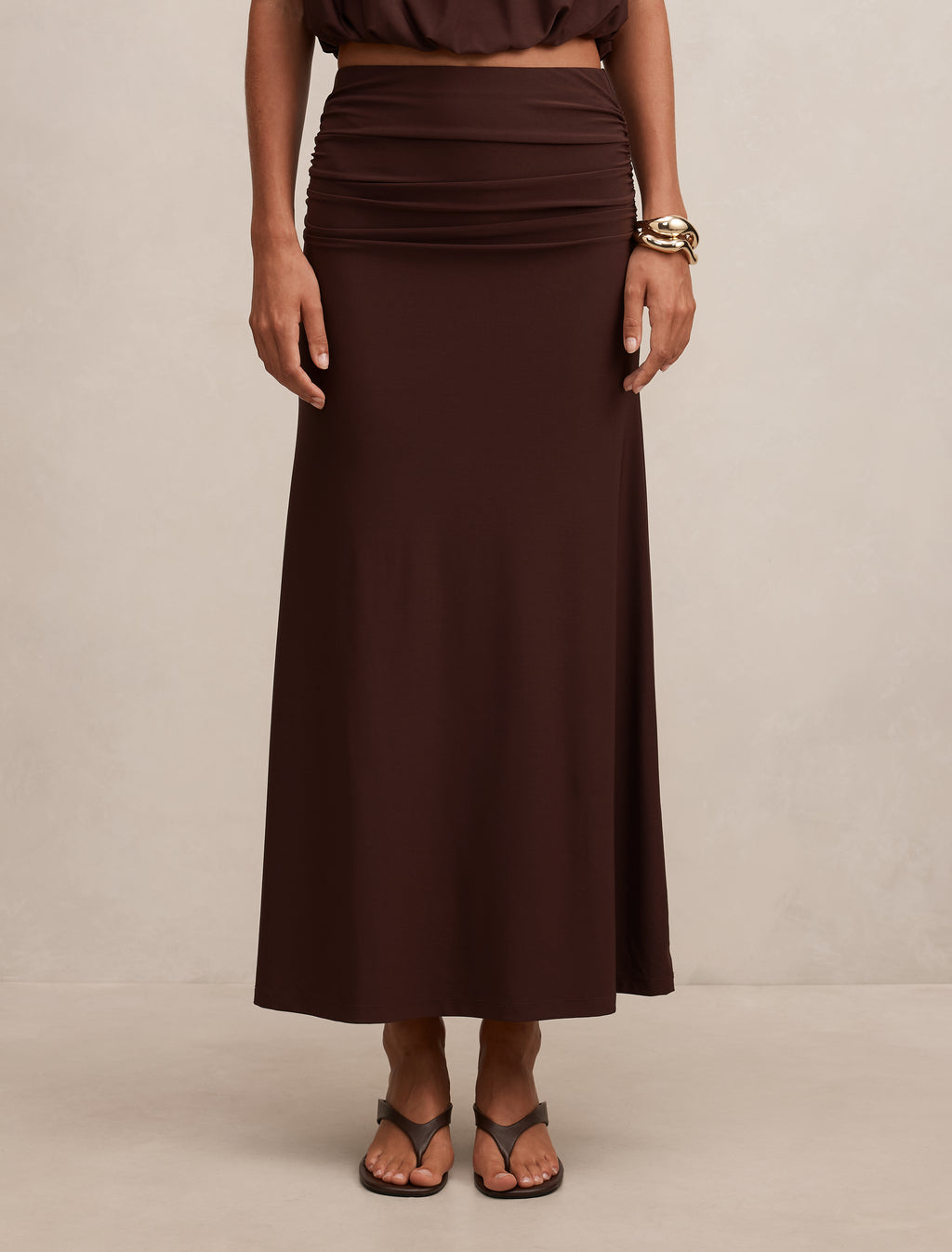 Sutton Flute Maxi skirt