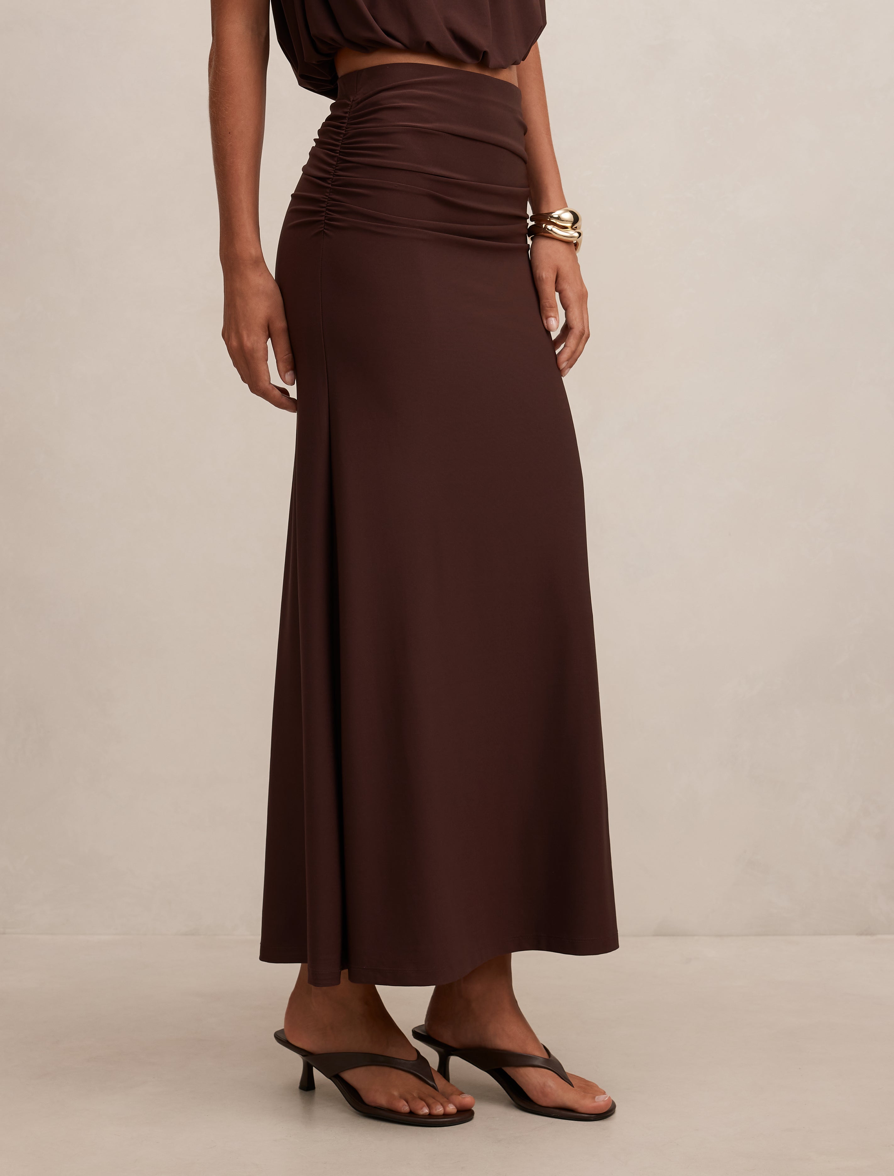 Sutton Flute Maxi skirt