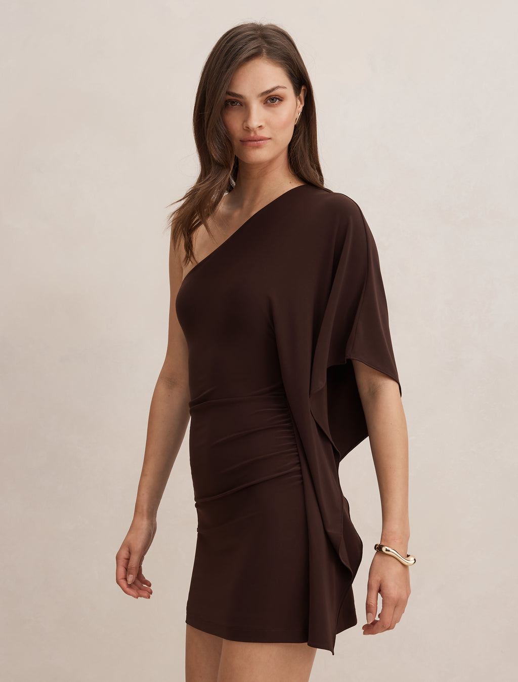 Adriana One Shoulder Mini Dress