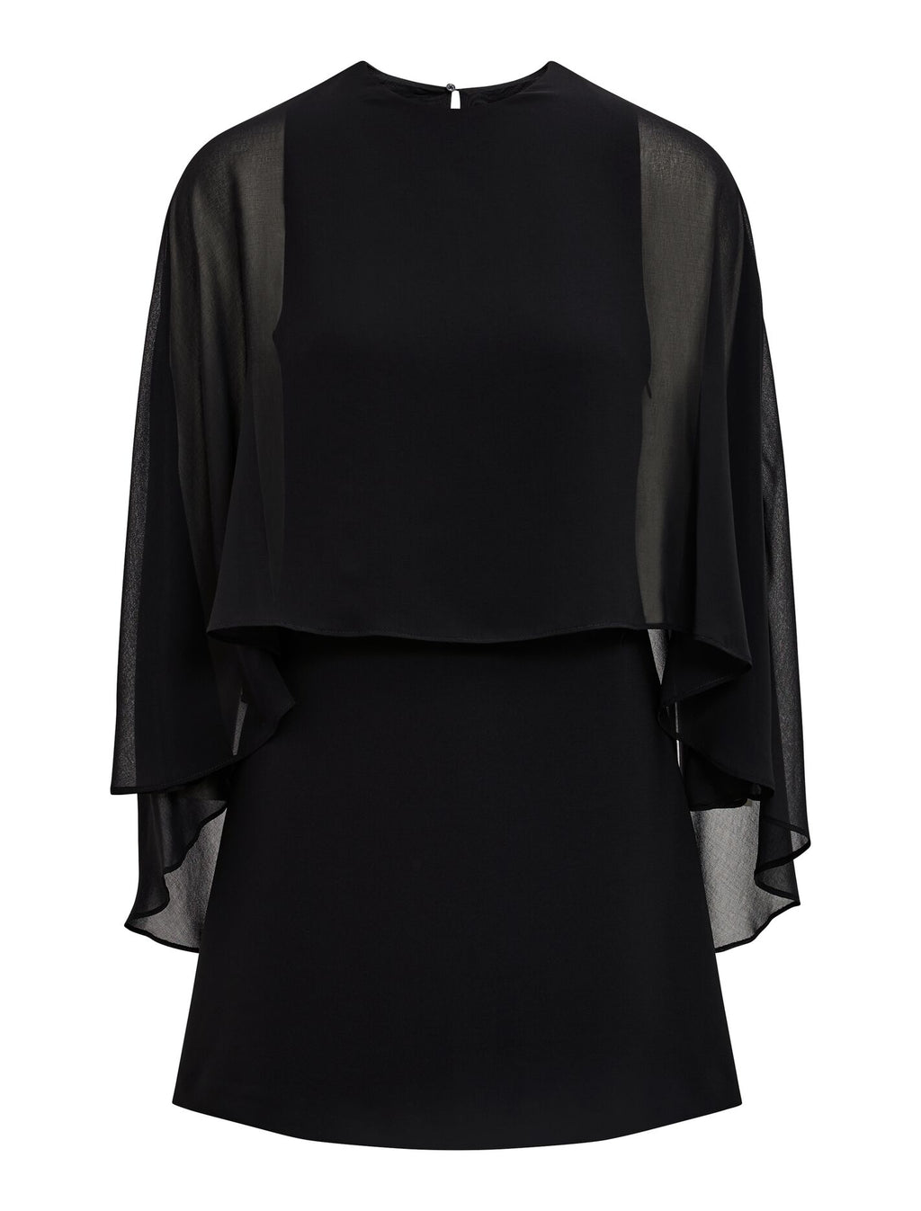 Irena Sheer Cape Mini Dress