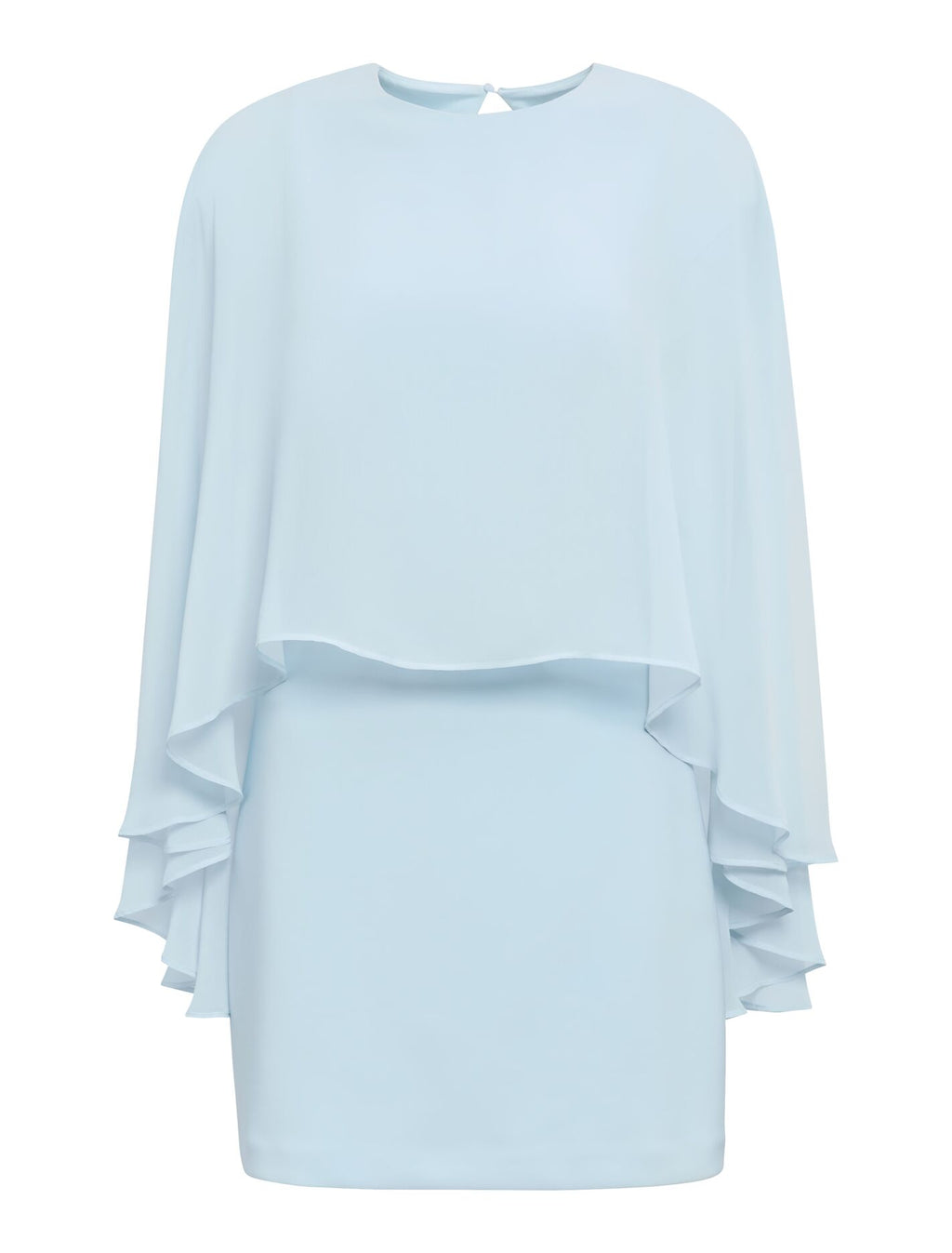 Irena Sheer Cape Mini Dress