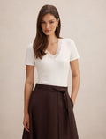 Sienna Lace Trim Tee