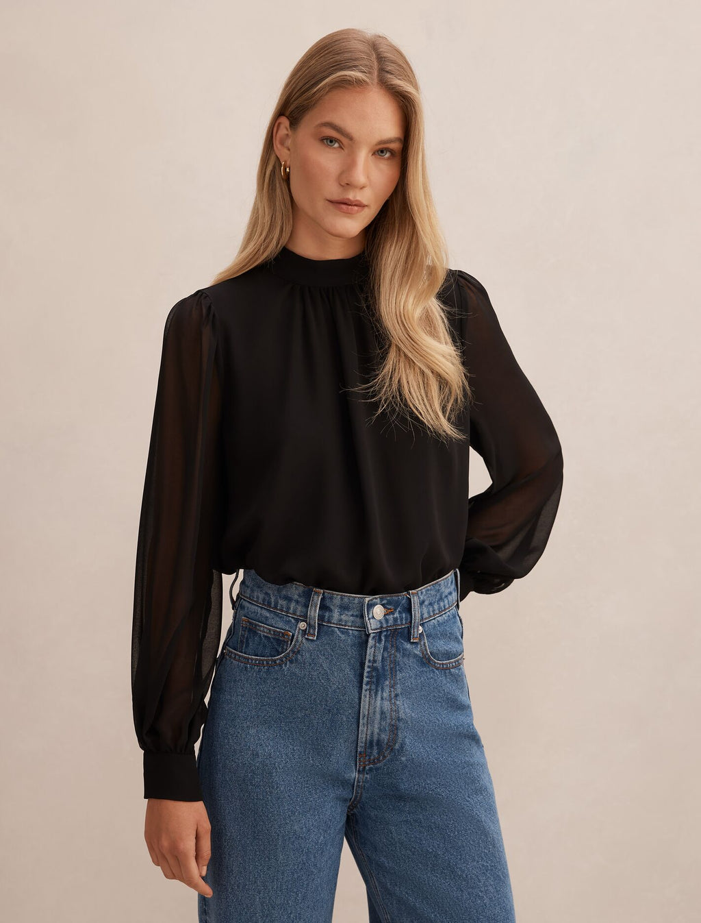 Deja Sheer Blouse