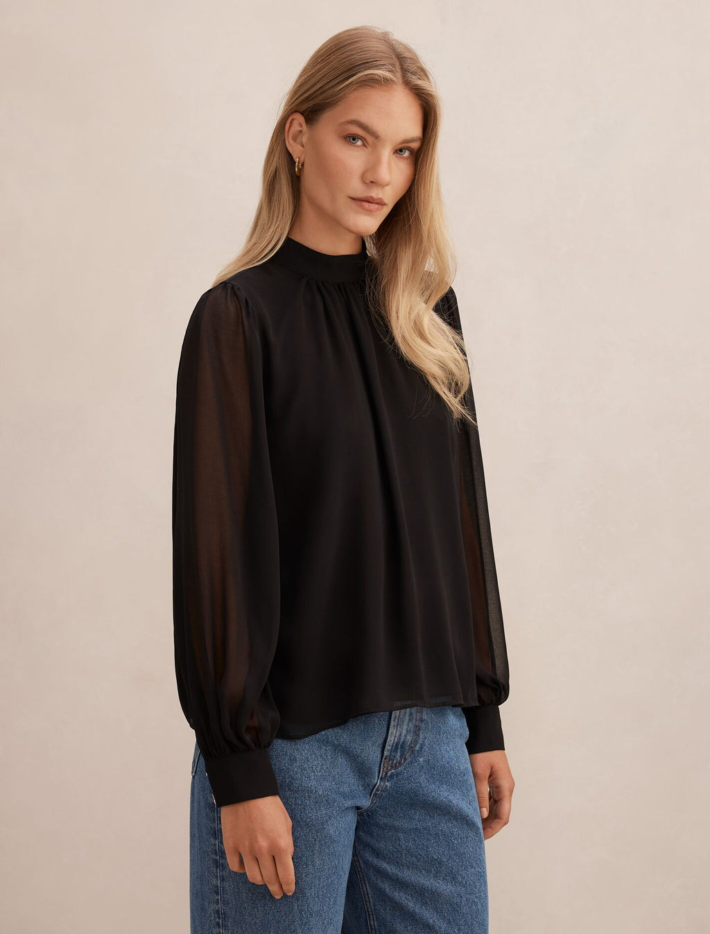 Deja Sheer Blouse