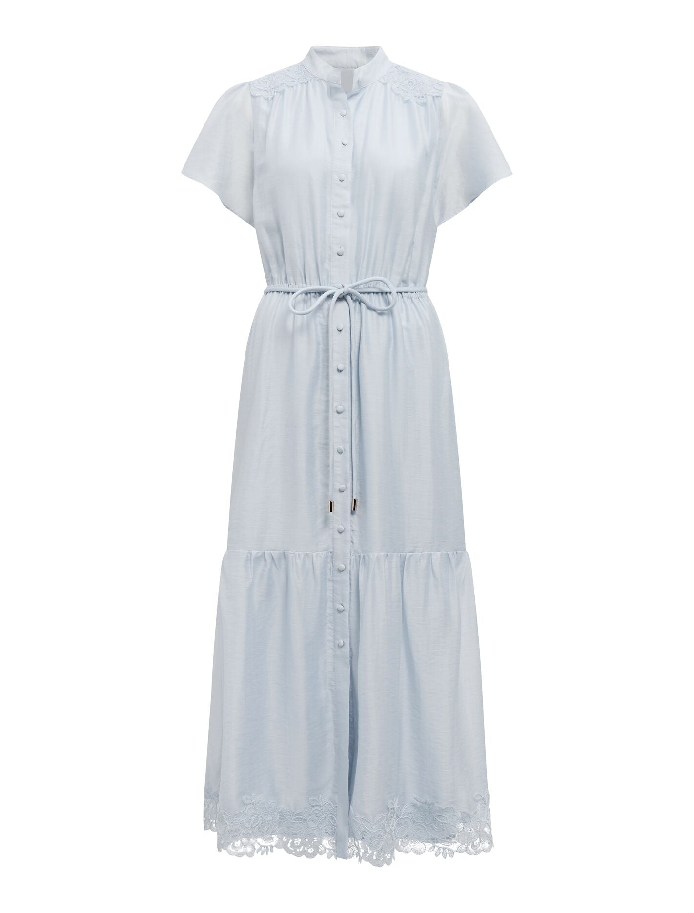 Harriet Lace Button Midi Dress