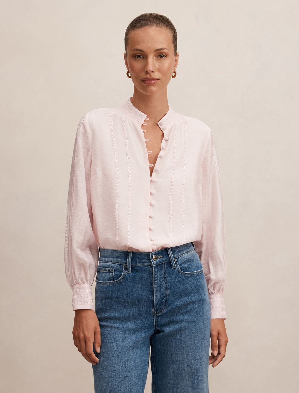 Astra Lace Trim Blouse