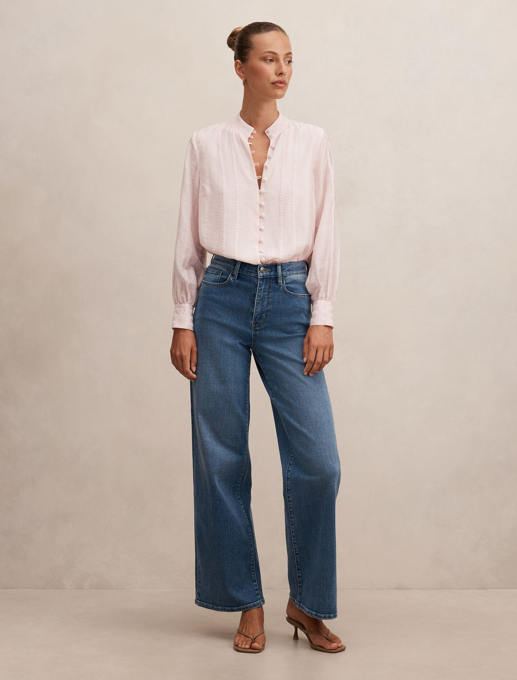 Astra Lace Trim Blouse