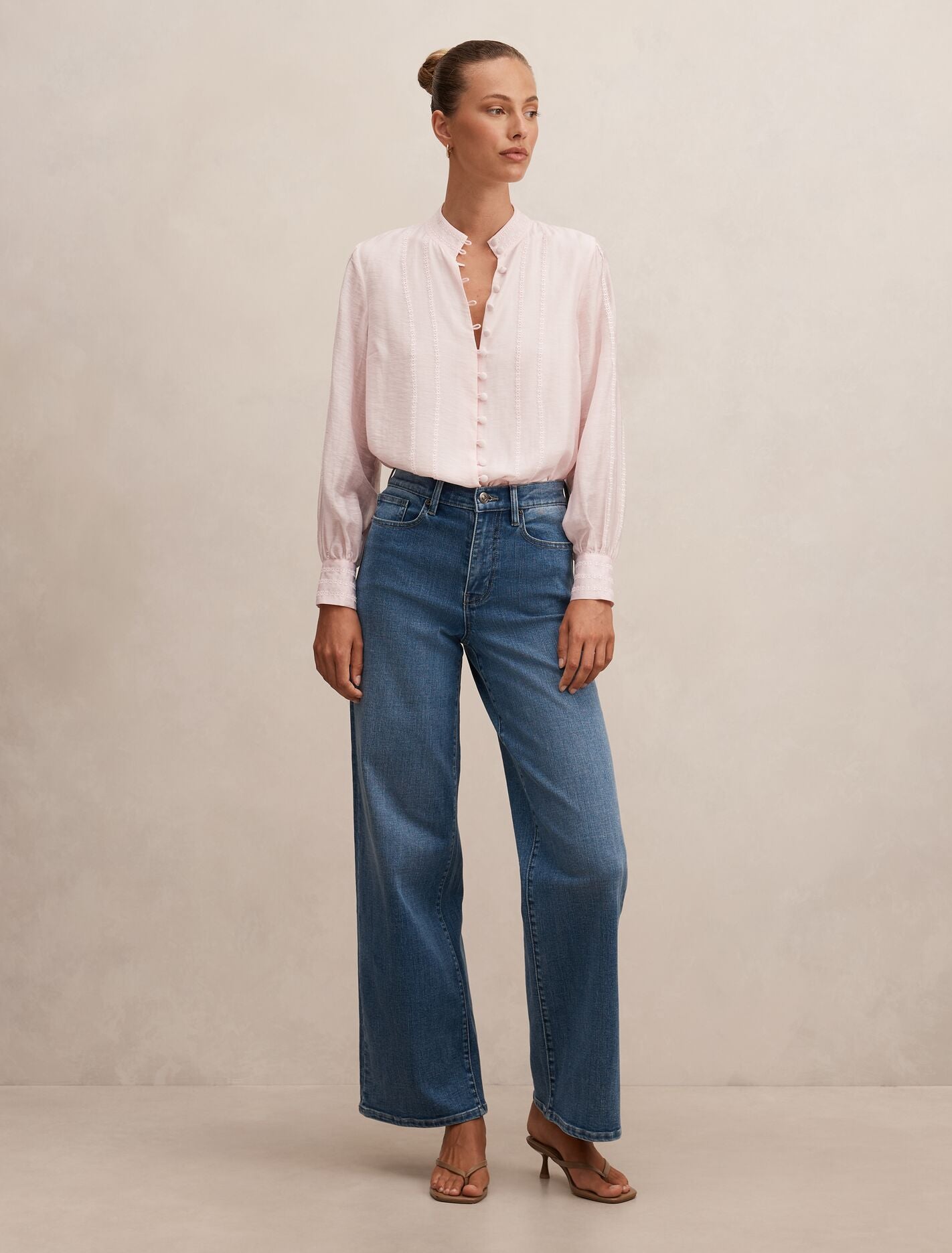 Astra Lace Trim Blouse