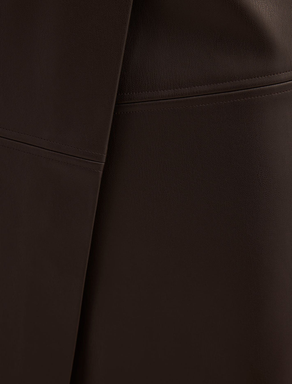 Amelia Faux Leather Wrap Skirt