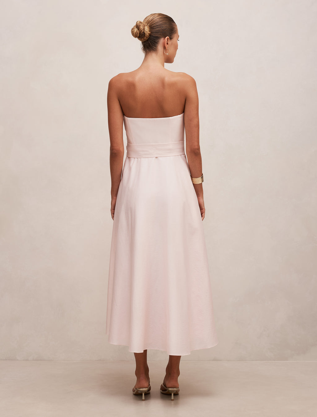 Daniella Strapless Midi Dress