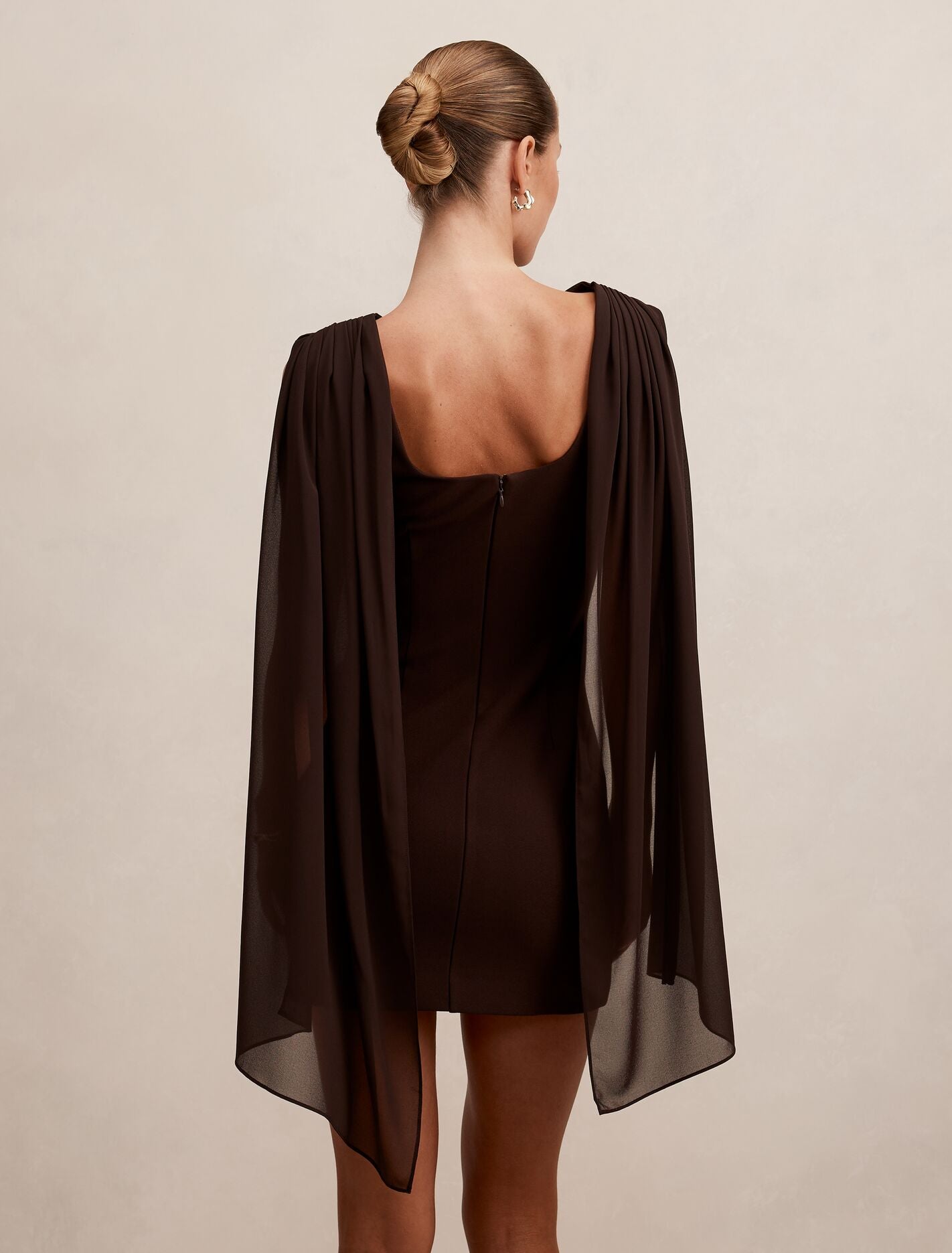 Bowie Mini Dress With Shawl