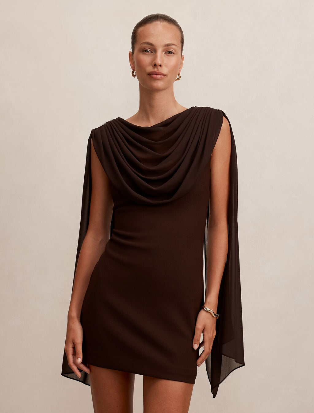 Bowie Mini Dress With Shawl