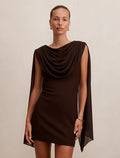 Bowie Mini Dress With Shawl