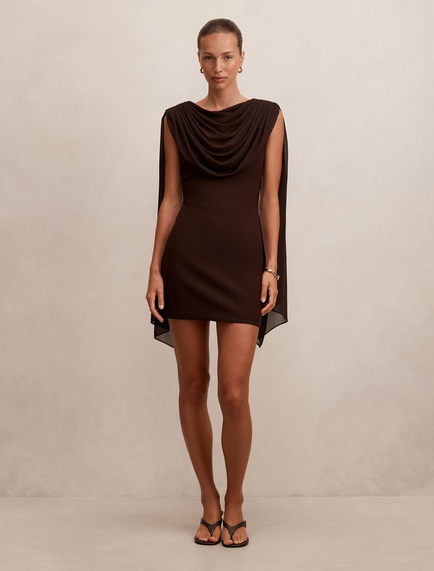 Bowie Mini Dress With Shawl