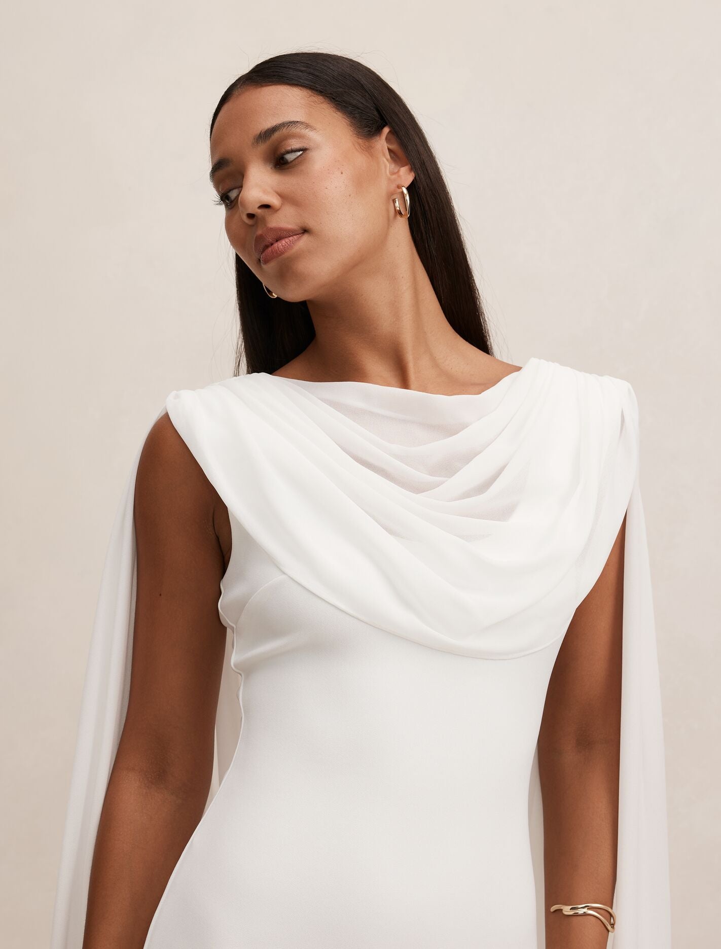 Bowie Mini Dress With Shawl