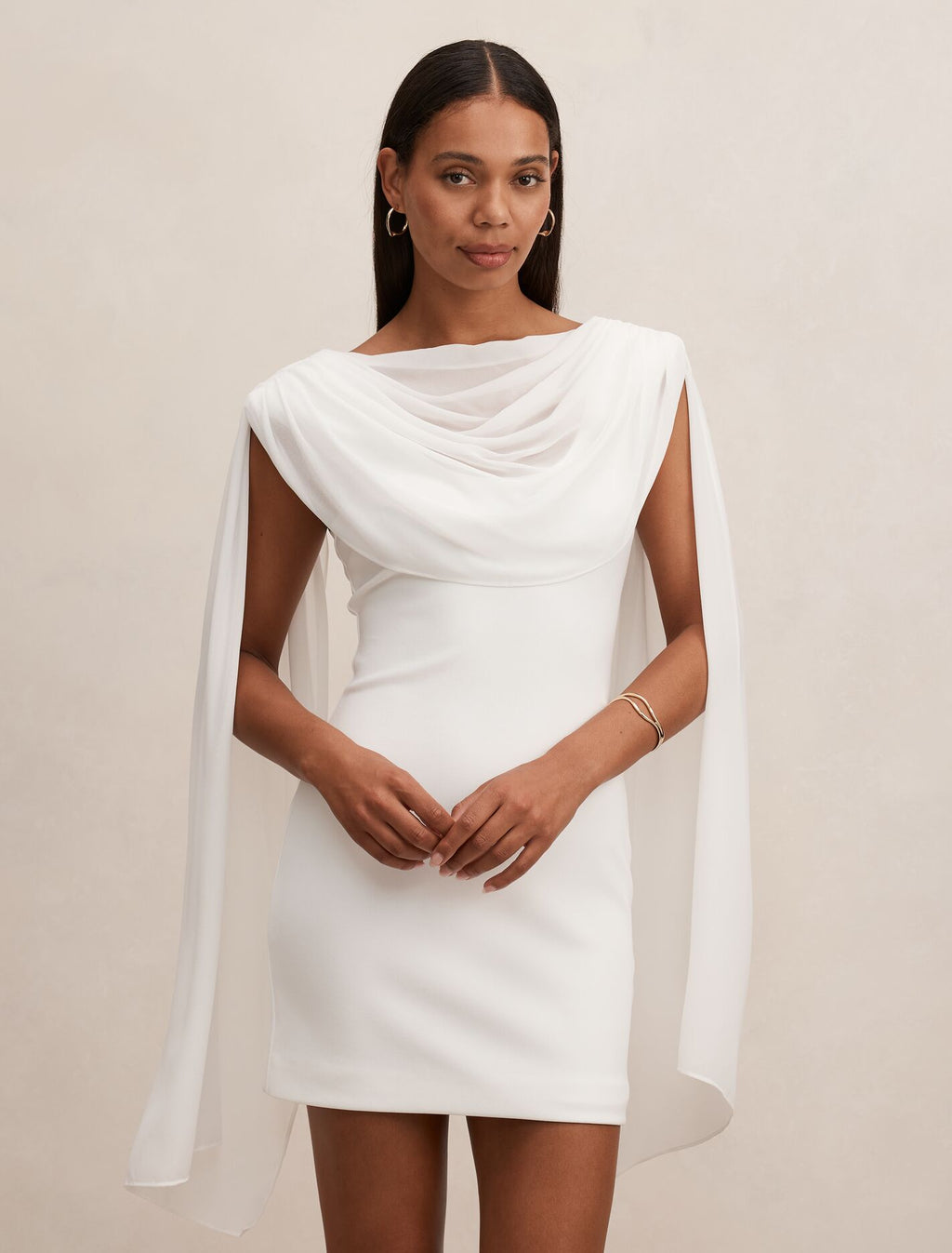 Bowie Mini Dress With Shawl