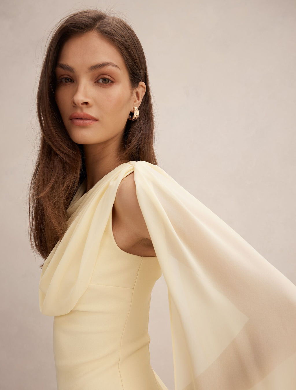 Bowie Mini Dress With Shawl