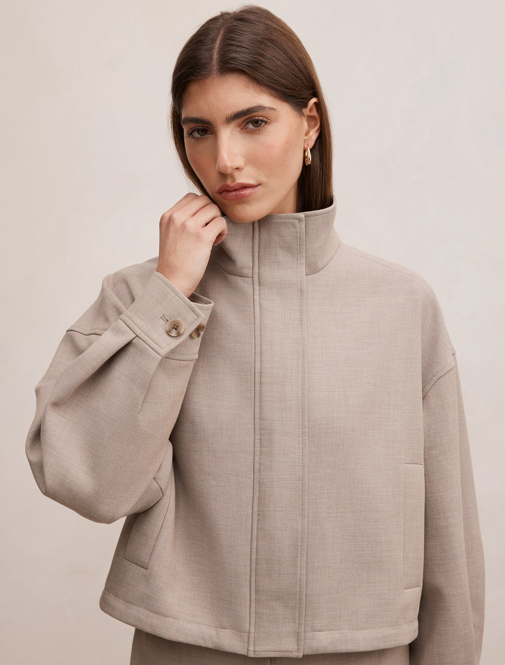 Maya Funnel Neck Jacket