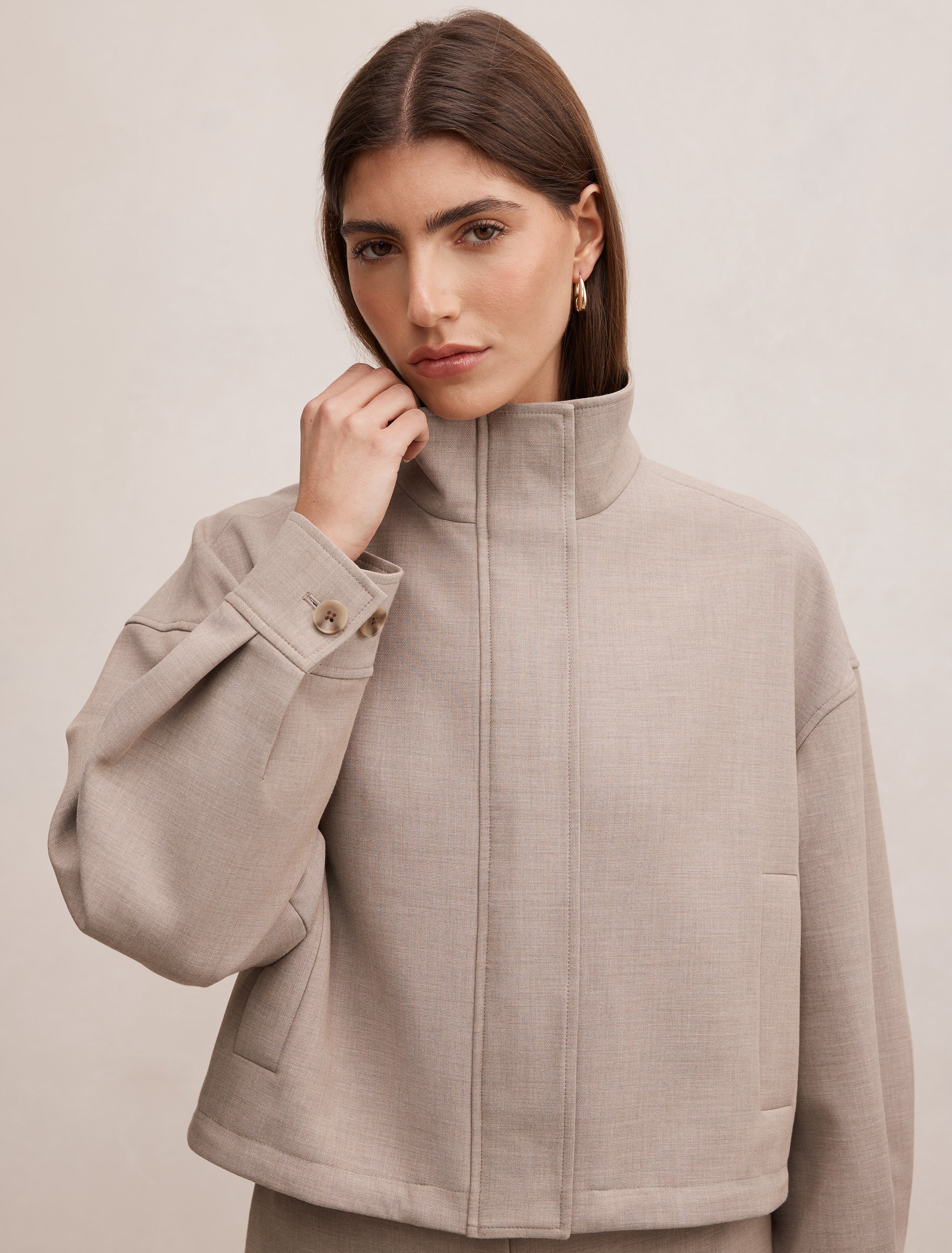 Maya Funnel Neck Jacket