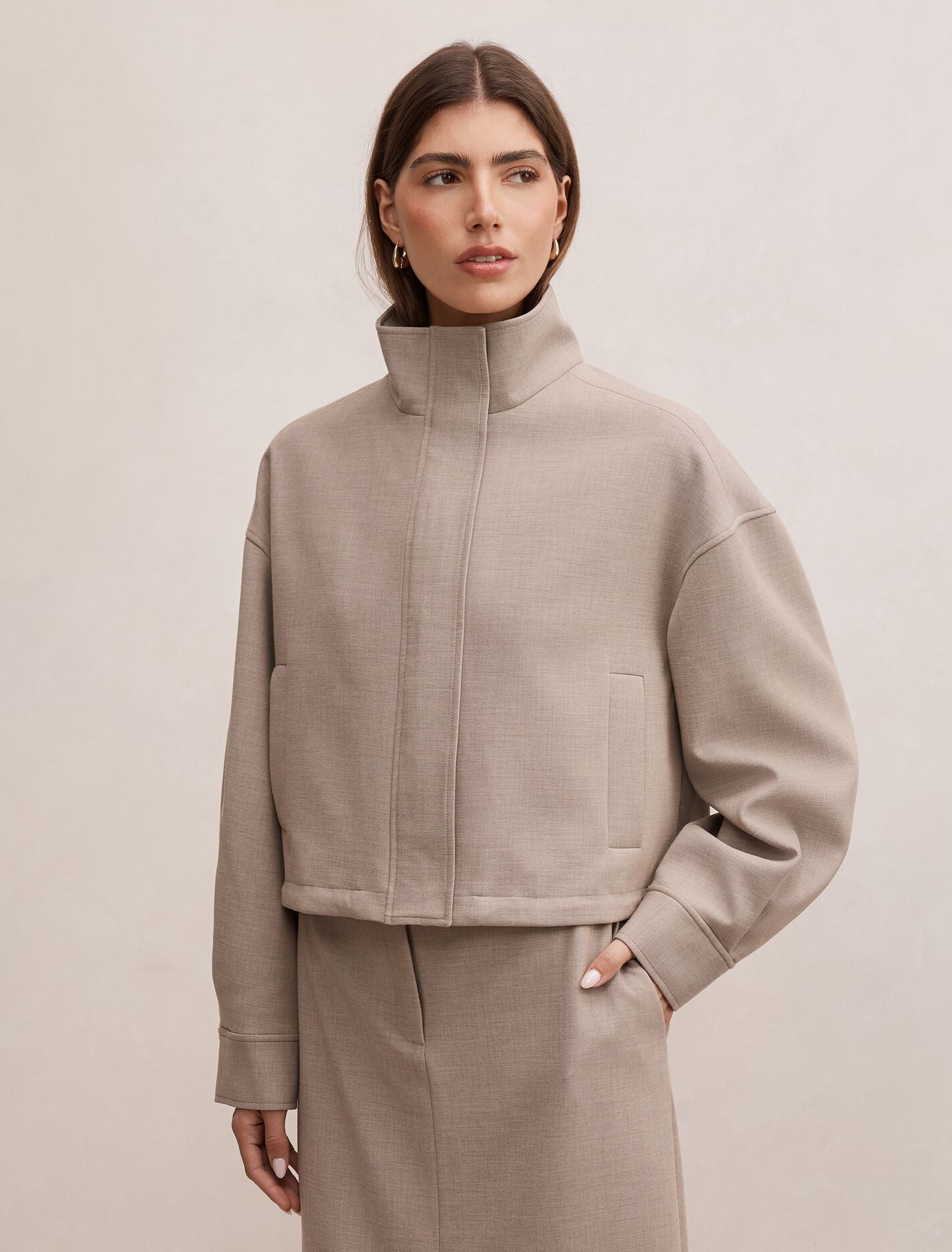 Maya Funnel Neck Jacket