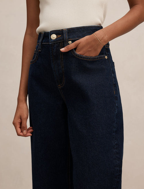 Nicki Petite Mid Rise Straight Jeans