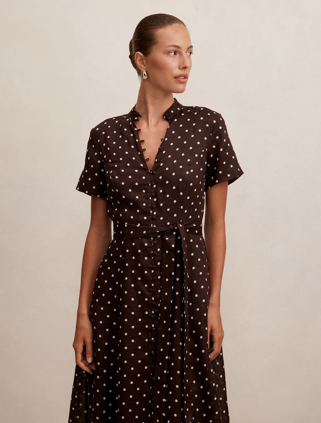 Therese Short Sleeve Midi Dress