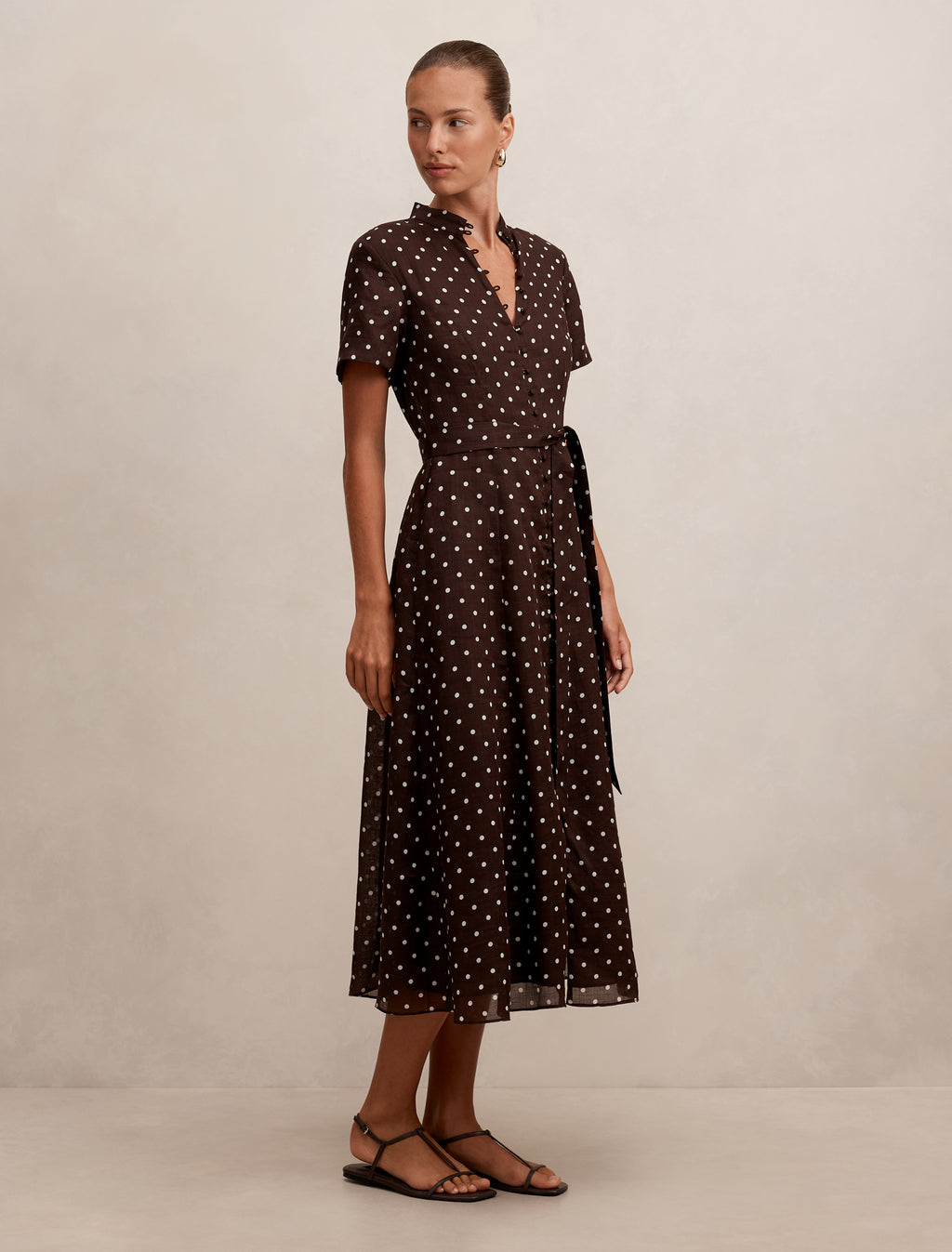 Therese Short Sleeve Midi Dress