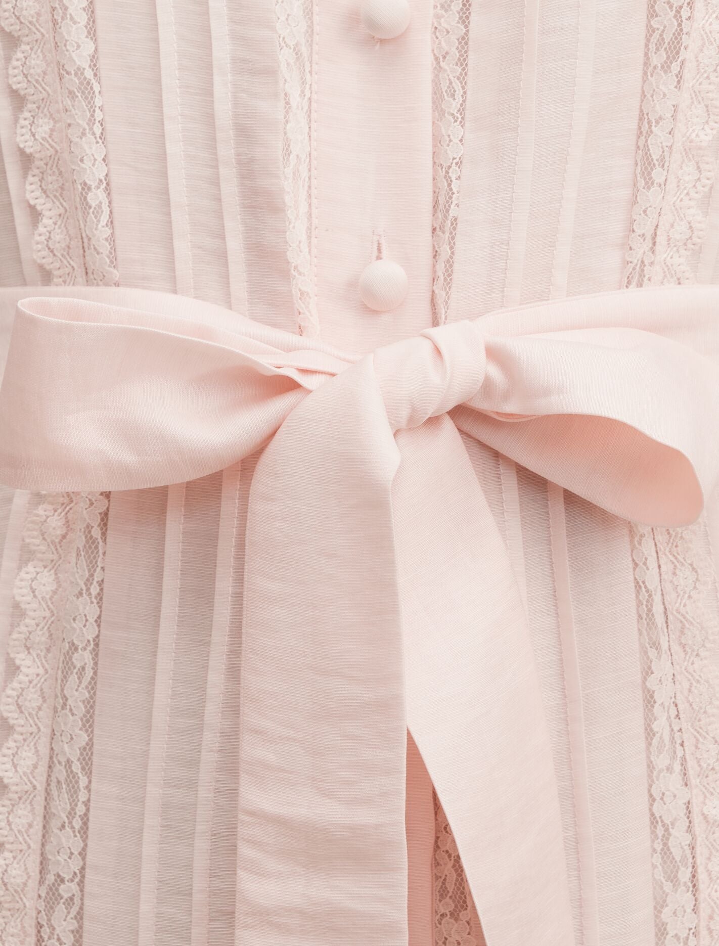 Rachel Lace Trim Midi Dress