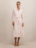 Rachel Lace Trim Midi Dress