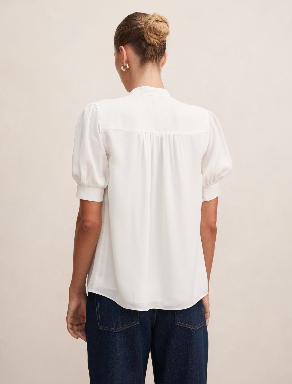 Tove Short Sleeve Lace Blouse