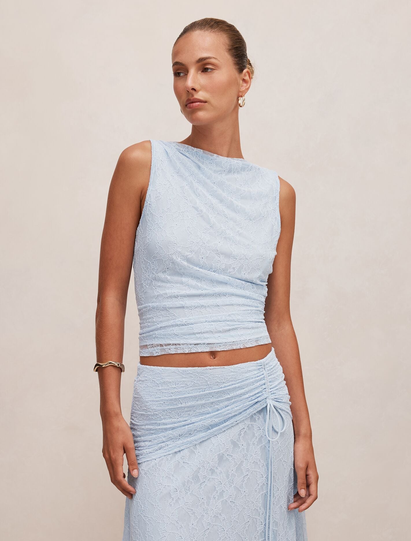 Tahlia Textured Lace Tank
