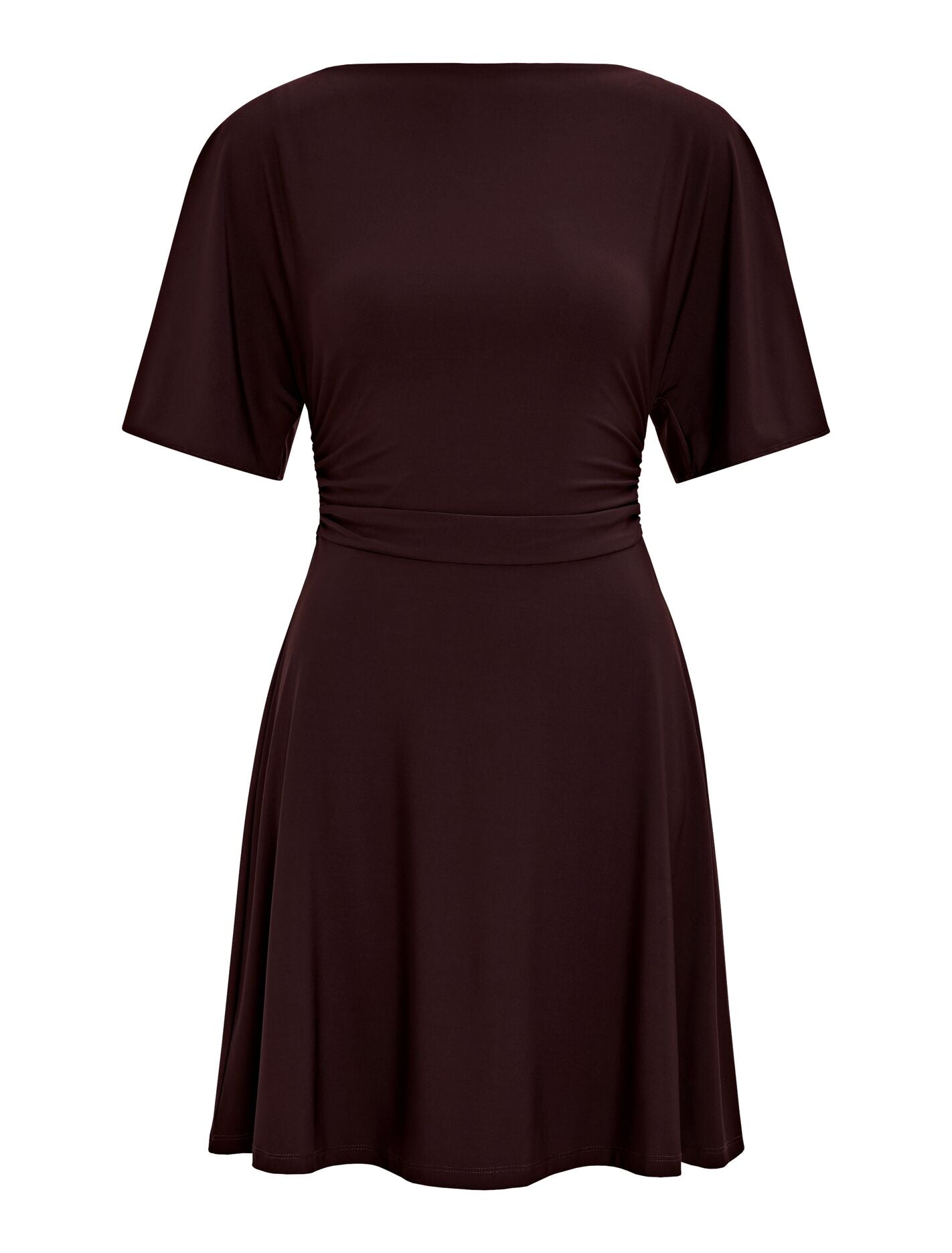 Cora Flutter Sleeve Tie Mini Dress