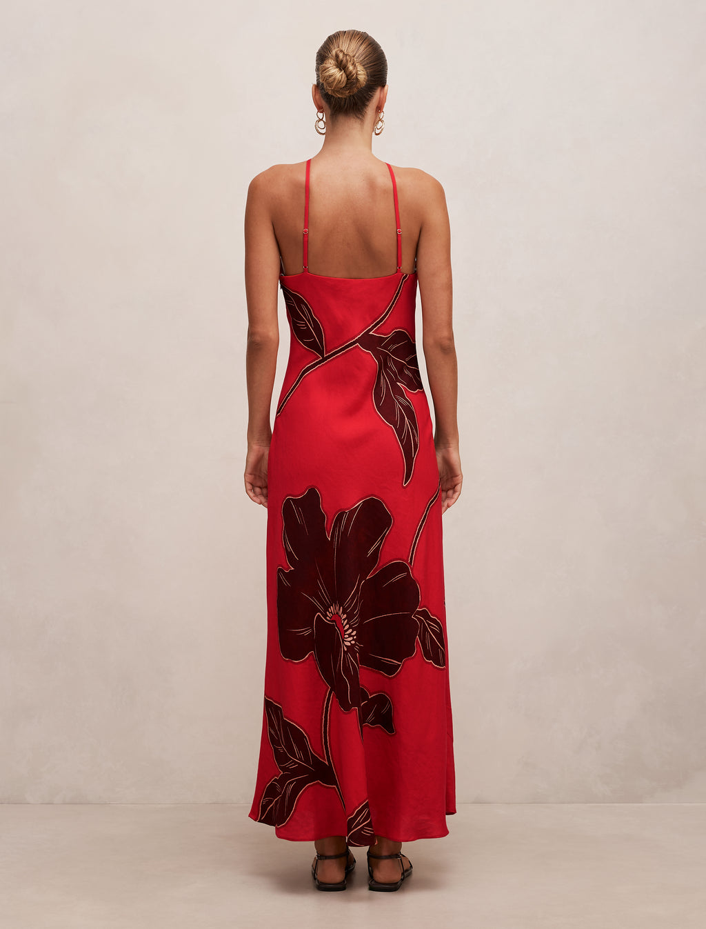 Nova Arrow Neck Maxi Dress