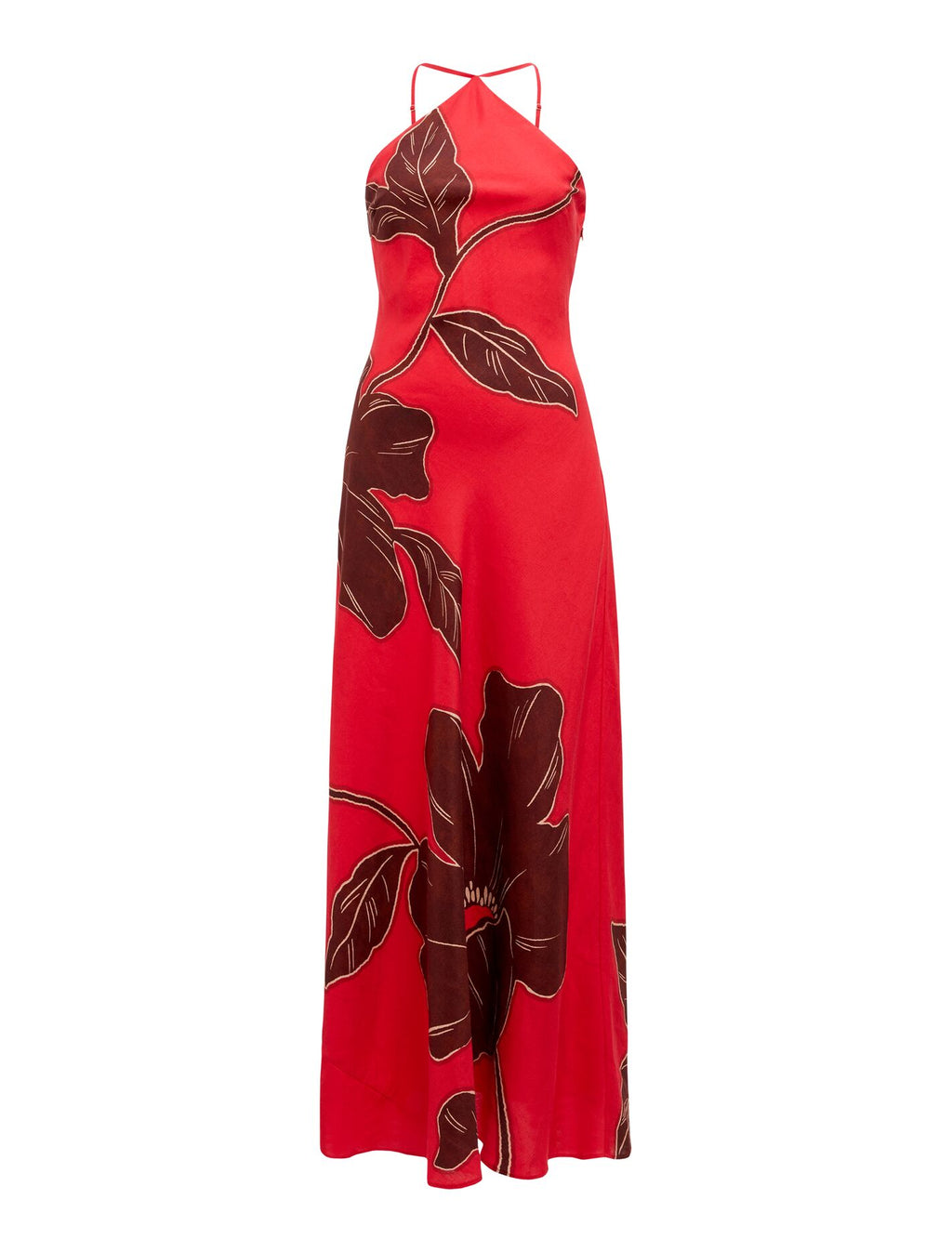 Nova Arrow Neck Maxi Dress