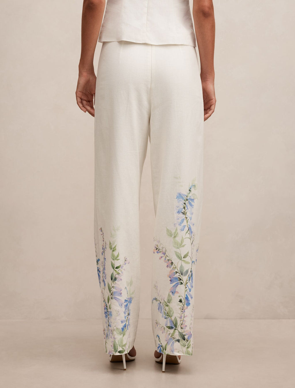 Soleil Floral Placement Print Pants