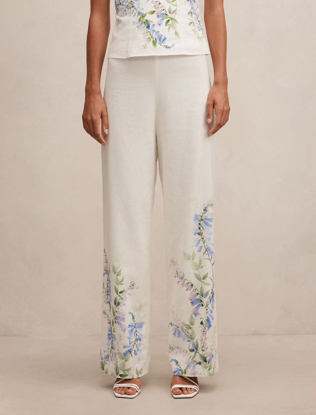 Soleil Floral Placement Print Pants