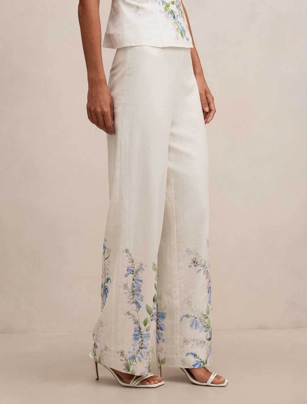 Soleil Floral Placement Print Pants