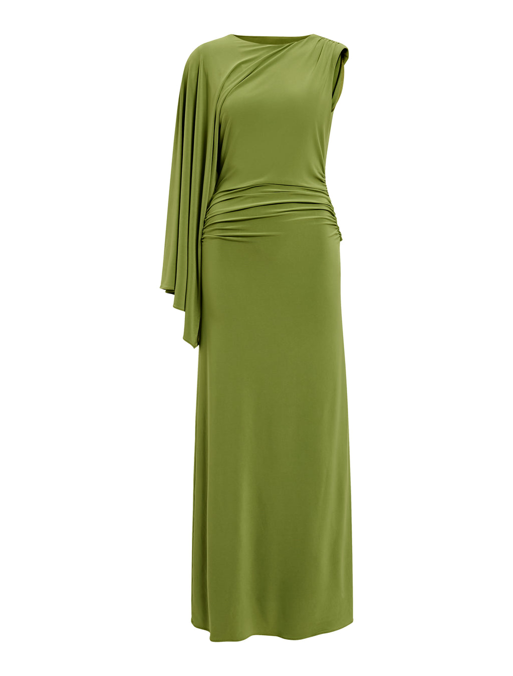 Fleur Cape Shoulder Maxi Dress