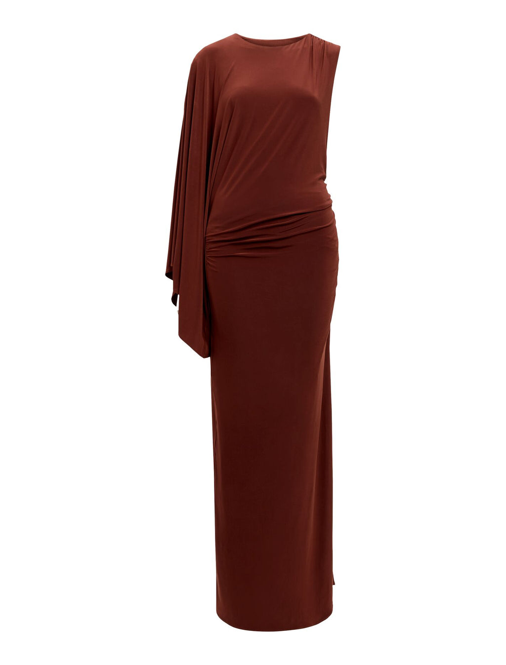 Fleur Cape Shoulder Maxi Dress