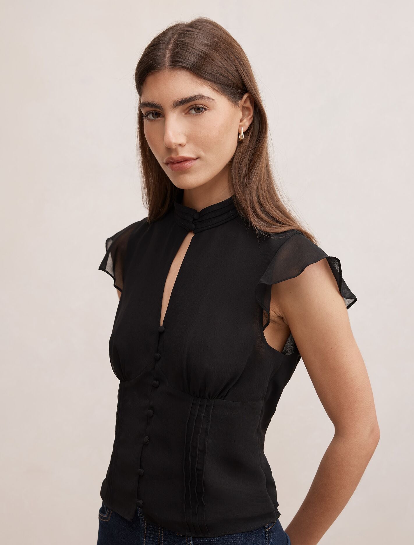Eden Keyhole Blouse