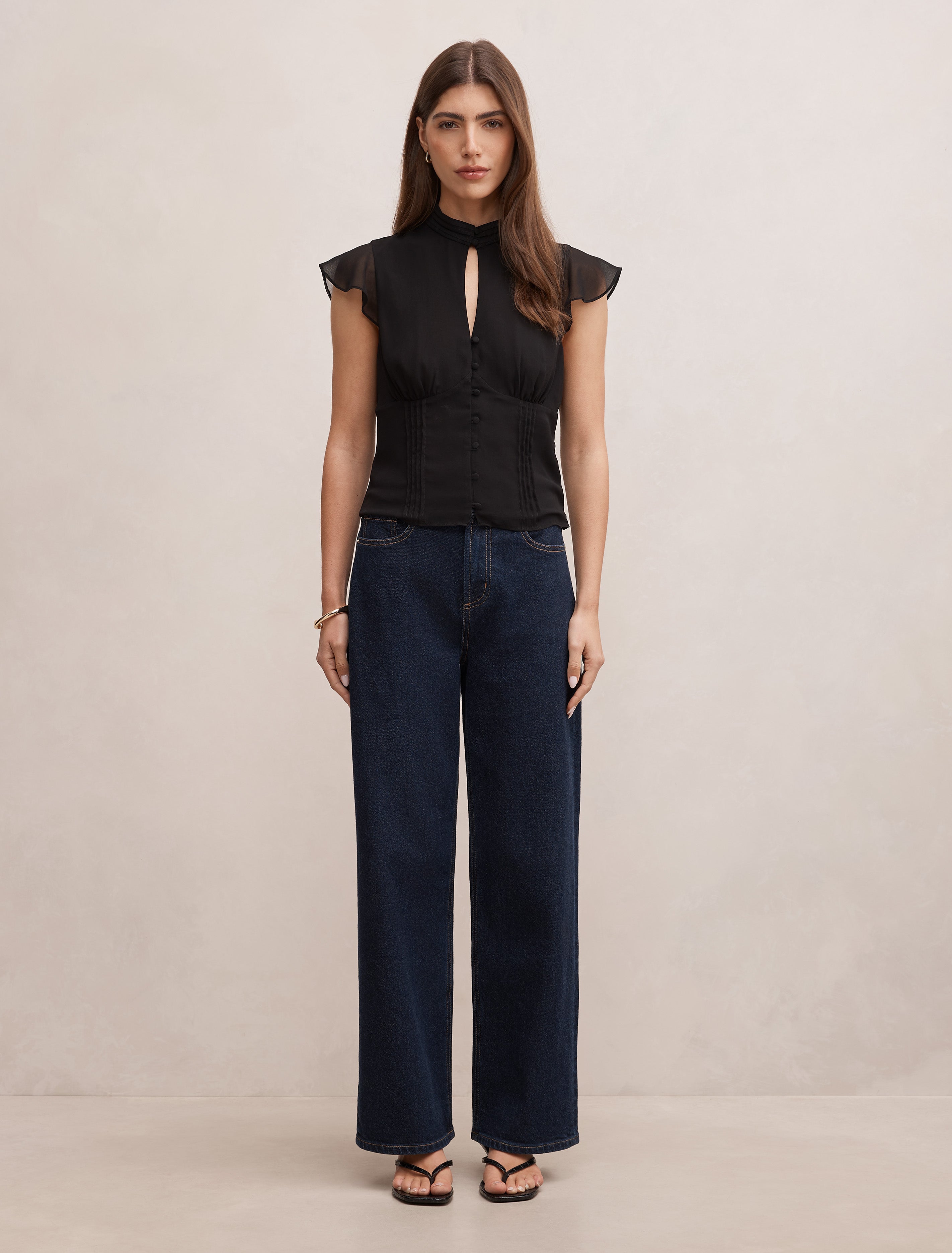 Eden Keyhole Blouse