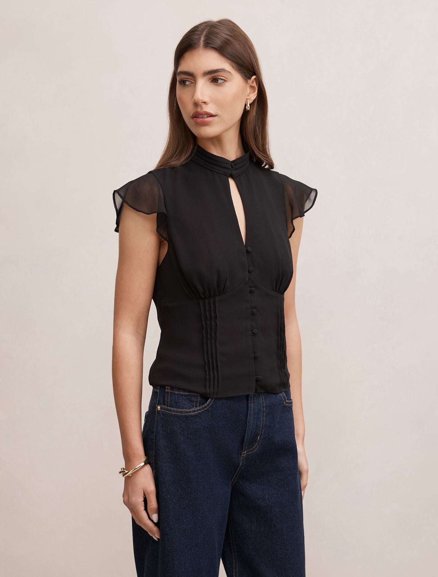 Eden Keyhole Blouse