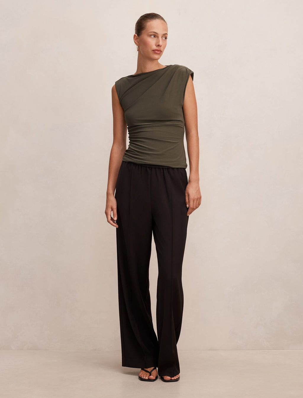 Alyssa Elastic Waist Pant
