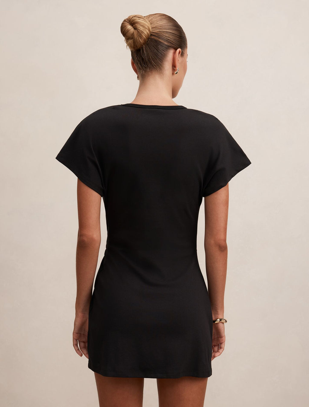 Rose T-Shirt Twist Mini Dress